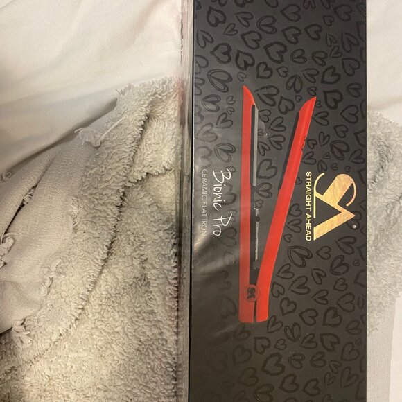 Straight Ahead Bionic Pro Ceramic Flat Iron (Hair Straightner) Package unopened - Picture 2 of 2